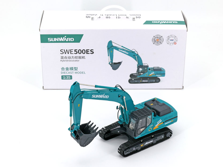 ของเล่นรถวิศวกรรมโลหะผสมรุ่น SWE500ES รถขุดประหยัดพลังงาน